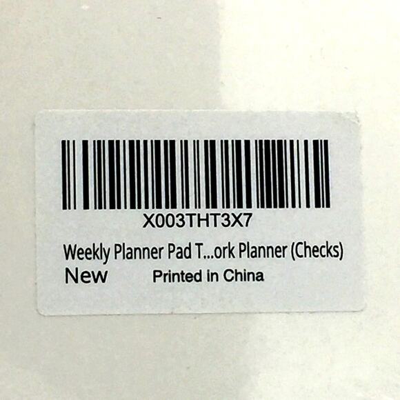 Weekly Task Planner Pad Tear Off 52 Pages Undated 8.5" x11" - Picture 4 of 4